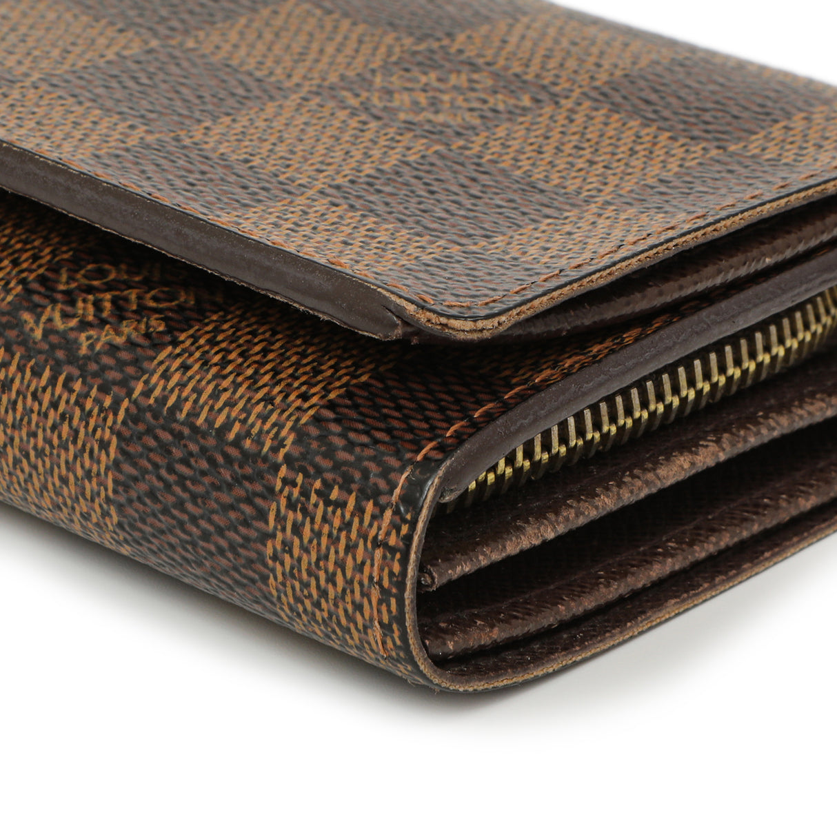 Louis Vuitton Damier Ebene Porte-Monnaie Billets Tresor Wallet Accessories Louis Vuitton