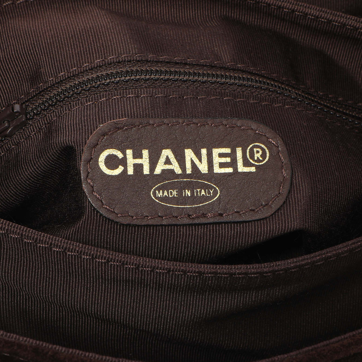 Chanel Brown Suede CC Backpack Handbags Chanel