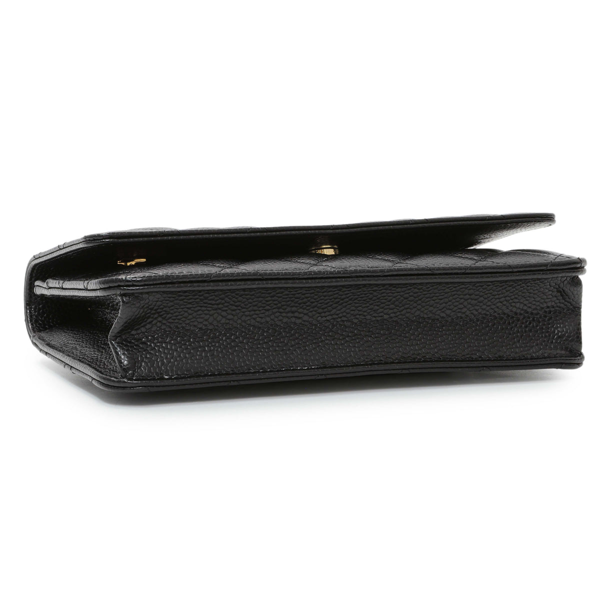 Chanel Black Quilted Caviar Wallet on Chain Handbags Chanel