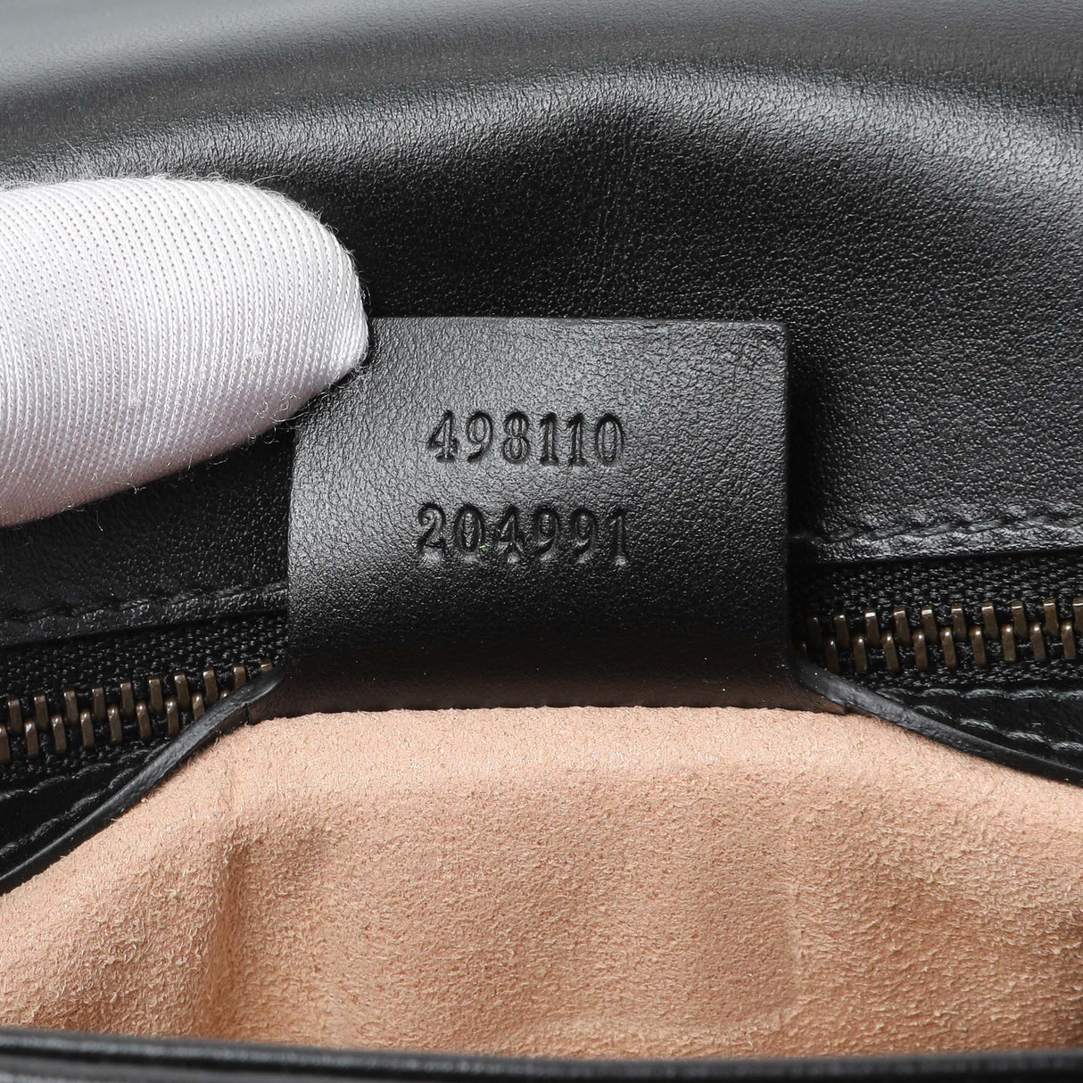 Gucci Black Calfskin Matelasse Small GG Marmont Top Handle Shoulder Bag Handbags Gucci
