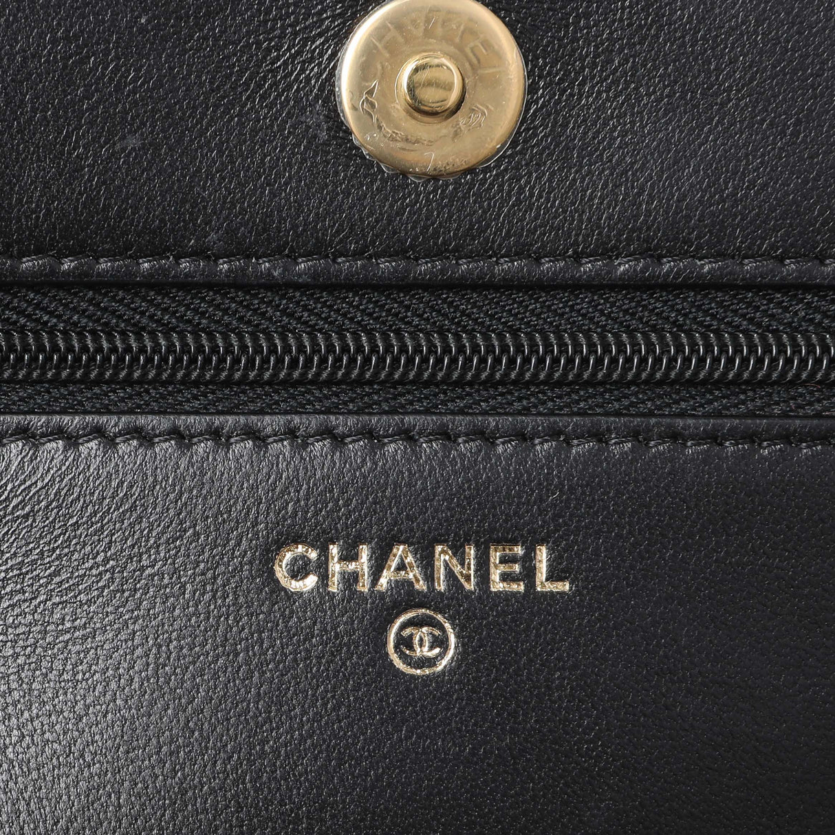 Chanel Black Quilted Lambskin Wallet on Chain Handbags Chanel
