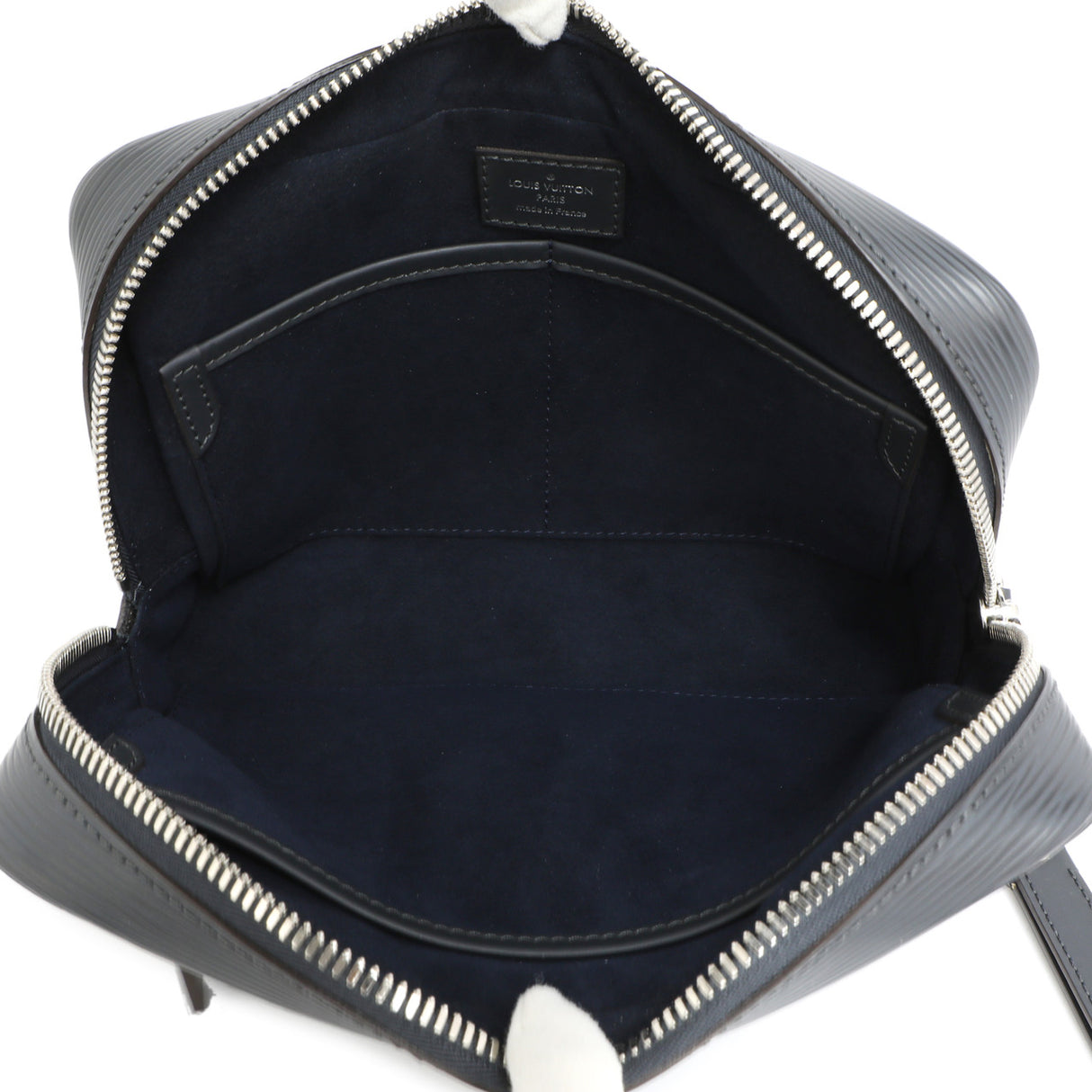 Louis Vuitton Navy Epi Kasai Clutch Handbags Louis Vuitton