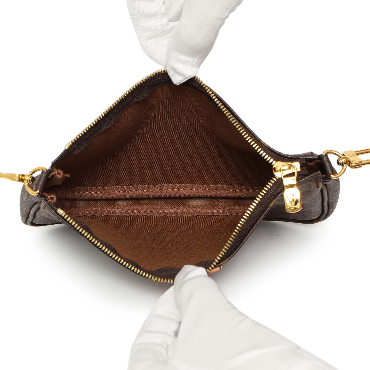 Louis Vuttion Monogram Khaki Multi Pochette Accessories Handbags Louis Vuitton