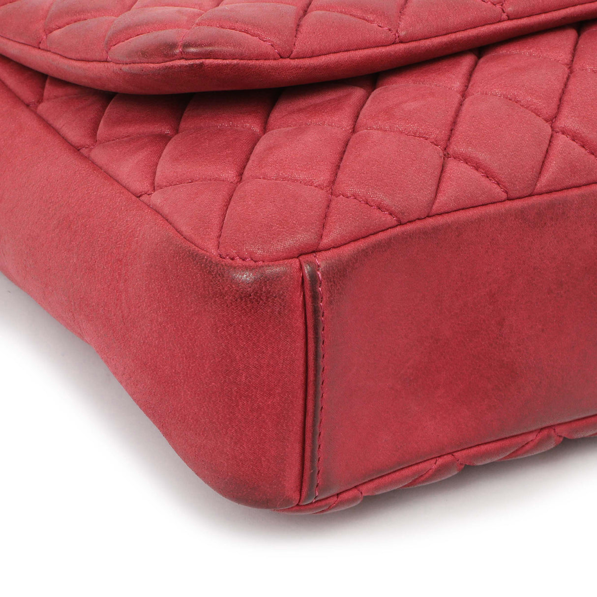 Chanel Burgundy Quilted Iridescent Calfskin Large New Bubble Flap Handbags Chanel