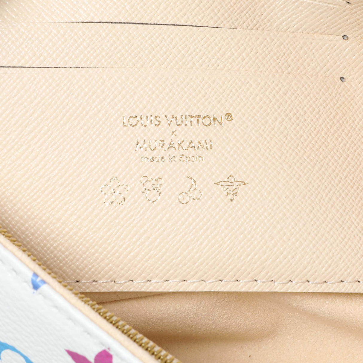 Louis Vuitton X Takashi Murakami Monogram Multicolor Ivy Wallet On Chain Handbags Louis Vuitton
