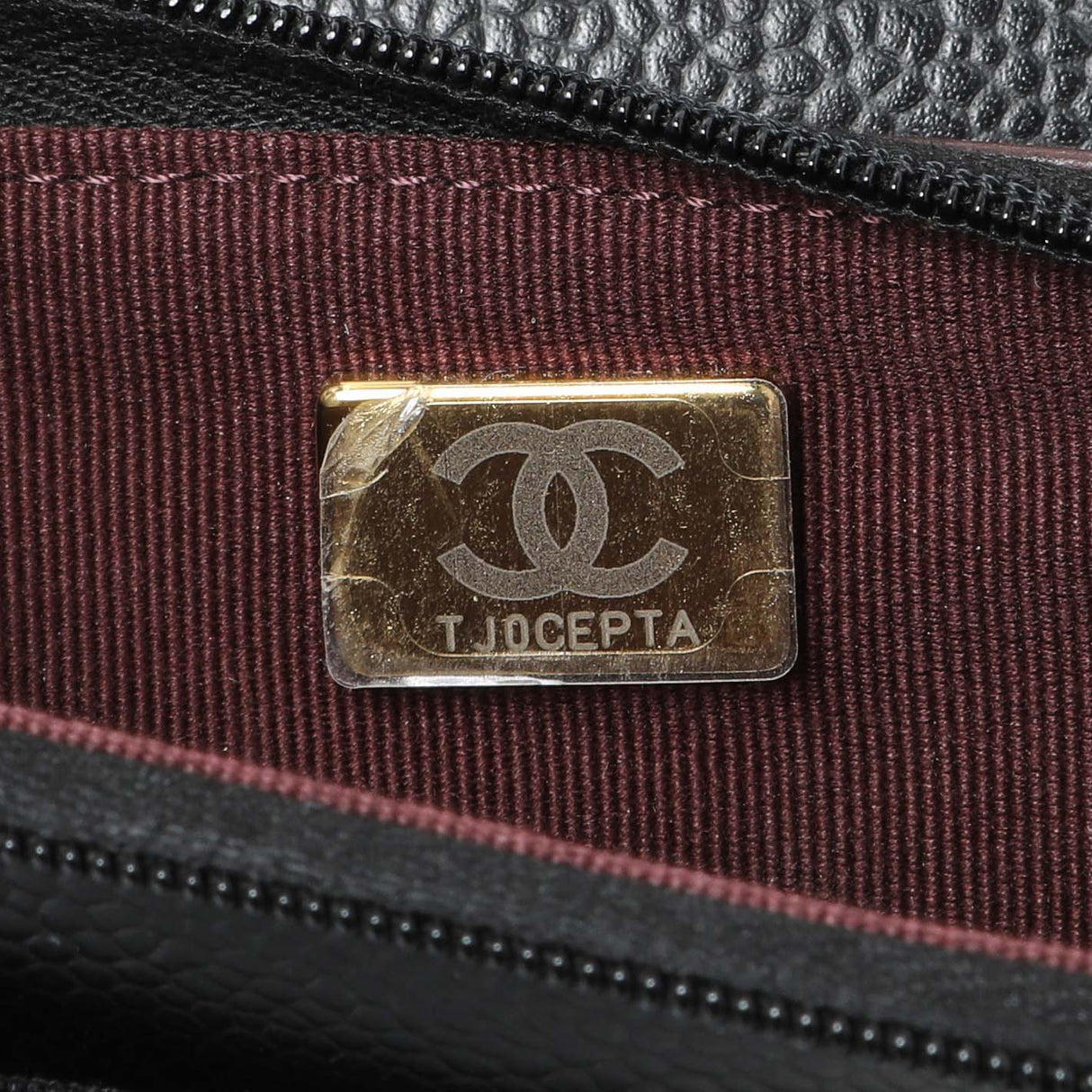 Chanel Black Quilted Caviar Wallet on Chain Handbags Chanel