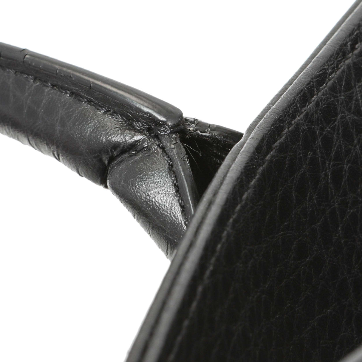 Chanel Black Calfskin Cerf Executive Shopper Tote Handbags Chanel