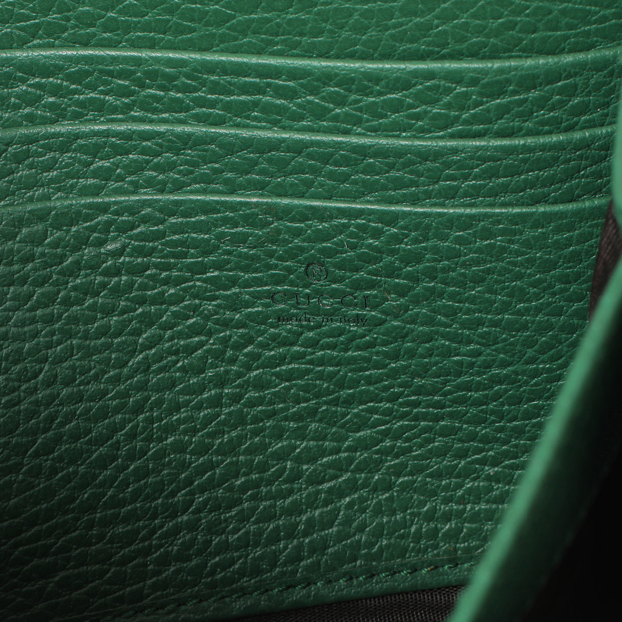 Gucci Emerald Calfskin Mini Dionysus Chain Wallet Handbags Gucci