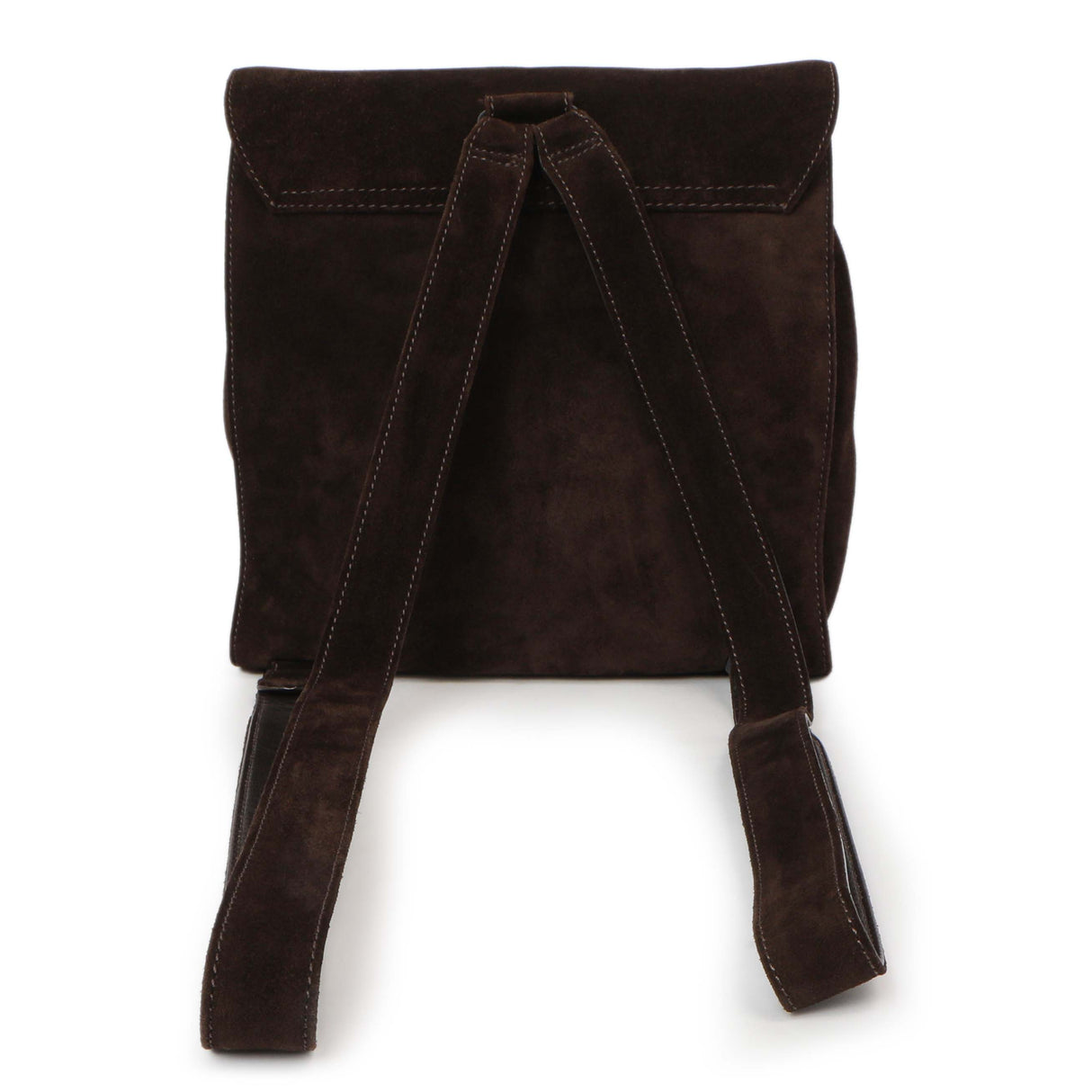 Chanel Brown Suede CC Backpack Handbags Chanel