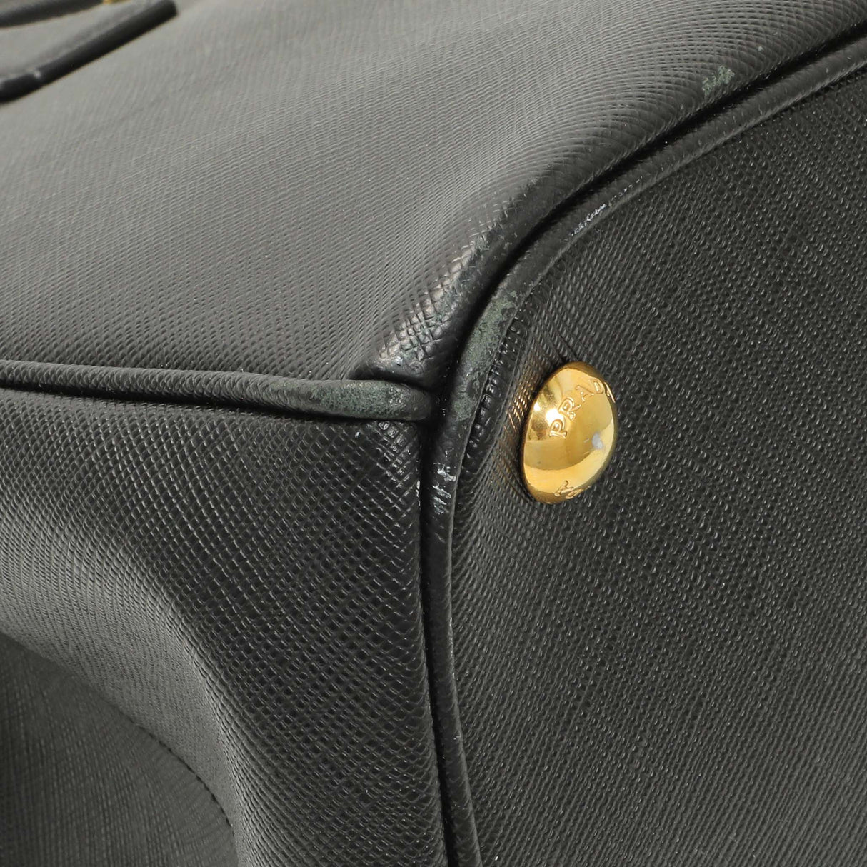 Prada Black Saffiano Medium Galleria Double Zip Tote Handbags Prada