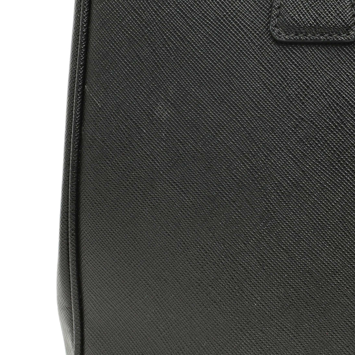 Prada Black Saffiano Medium Galleria Double Zip Tote Handbags Prada