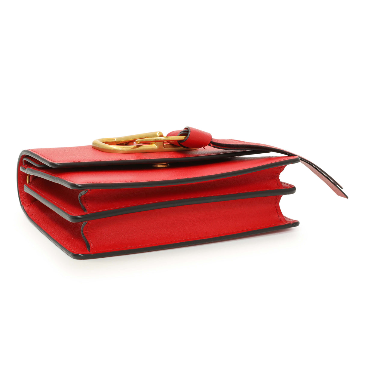 Valentino Smooth Calfskin Mini VRing Crossbody Bag Handbags Valentino