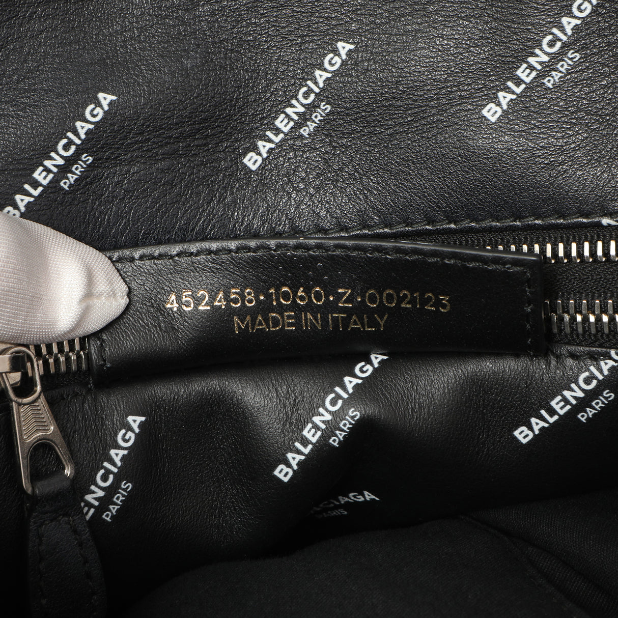 Balenciaga Calfskin Allover Logo XS Bazar Shopper Tote Handbags Balenciaga