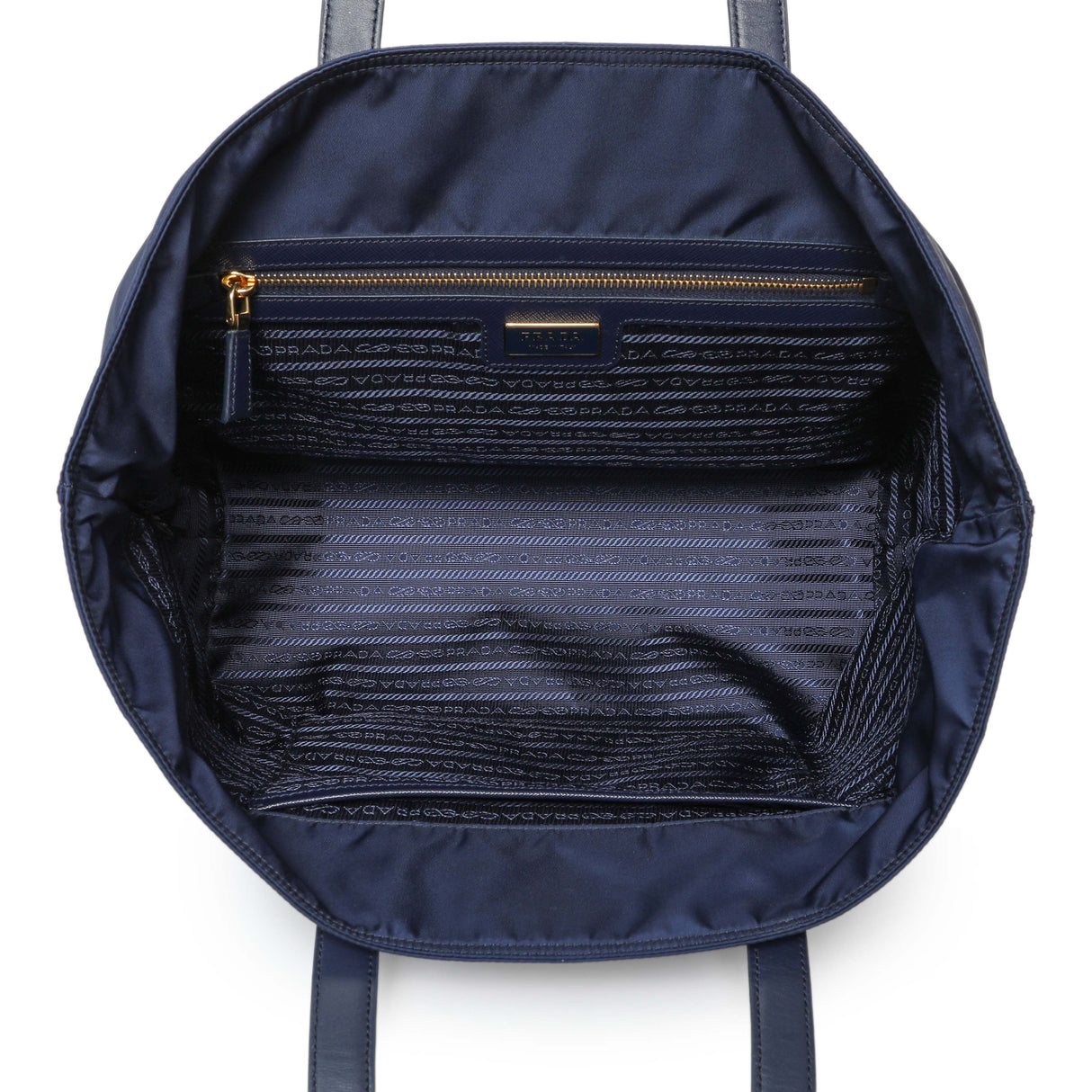 Prada Blue Re-Nylon Saffiano Re-Edition 1978 Tote Handbags Prada