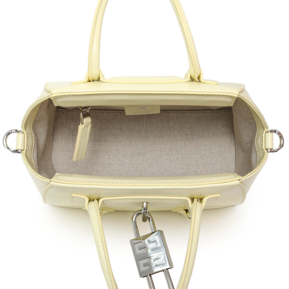 Givenchy Yellow Box Calfskin Mini Lock Antigona Handbags Givenchy