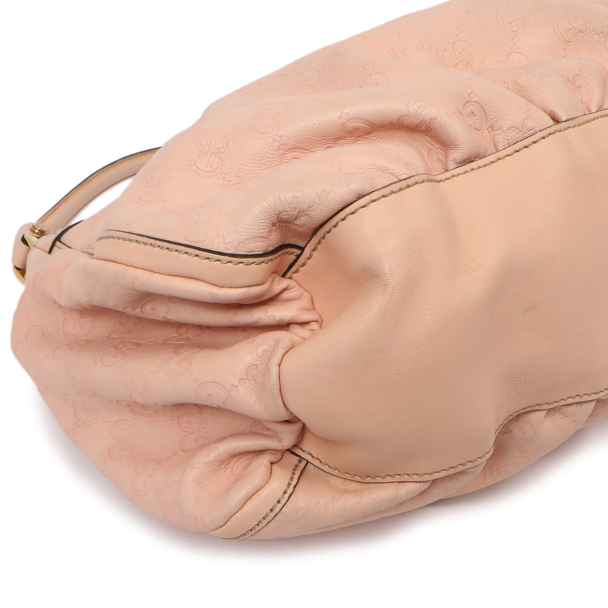 Gucci Pink Guccissima Large D Ring Hobo Handbags Gucci