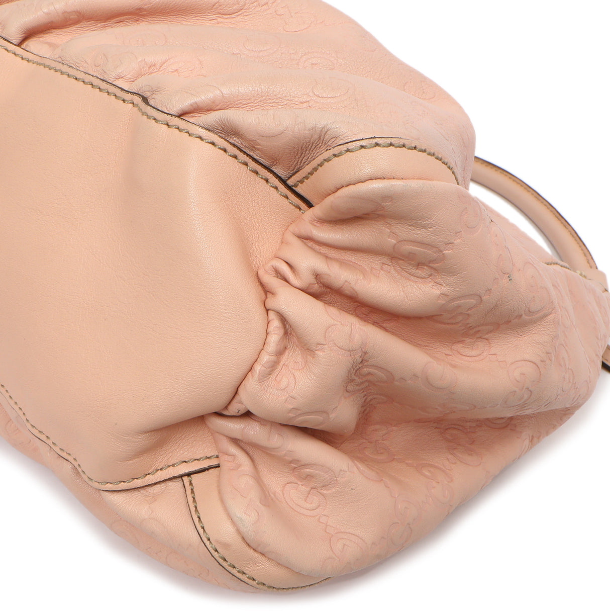 Gucci Pink Guccissima Large D Ring Hobo Handbags Gucci