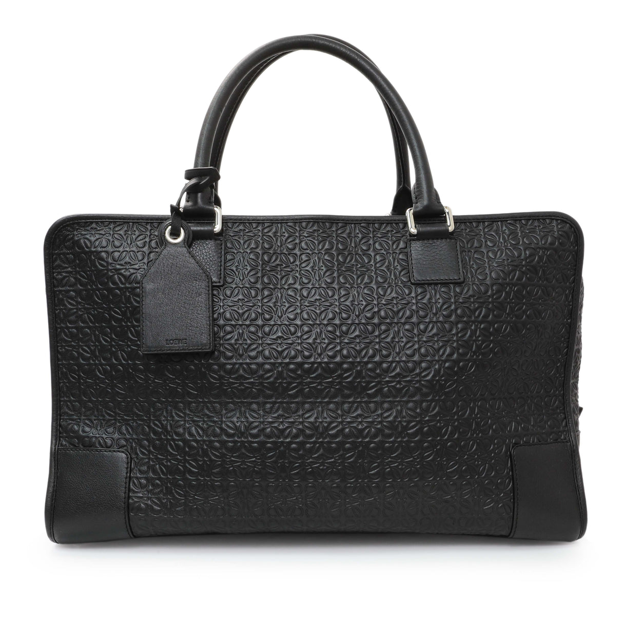 Loewe Black Embossed Repeat Calfskin Amazona 44 Handbags Loewe