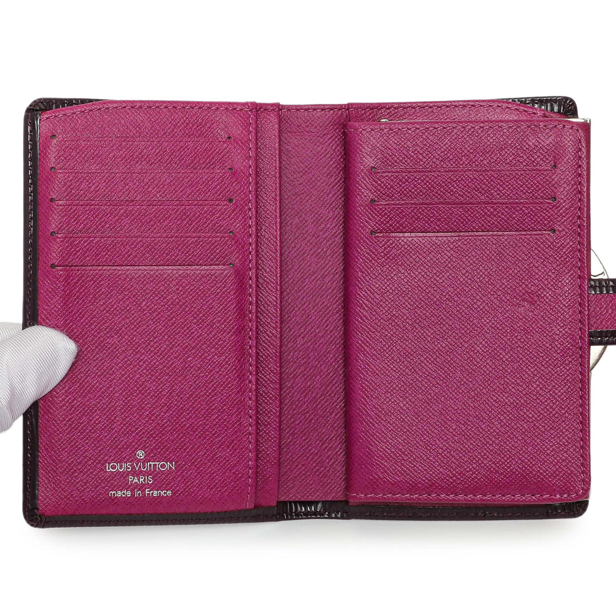 Louis Vuitton Cassis Epi French Purse Wallet Accessories Louis Vuitton