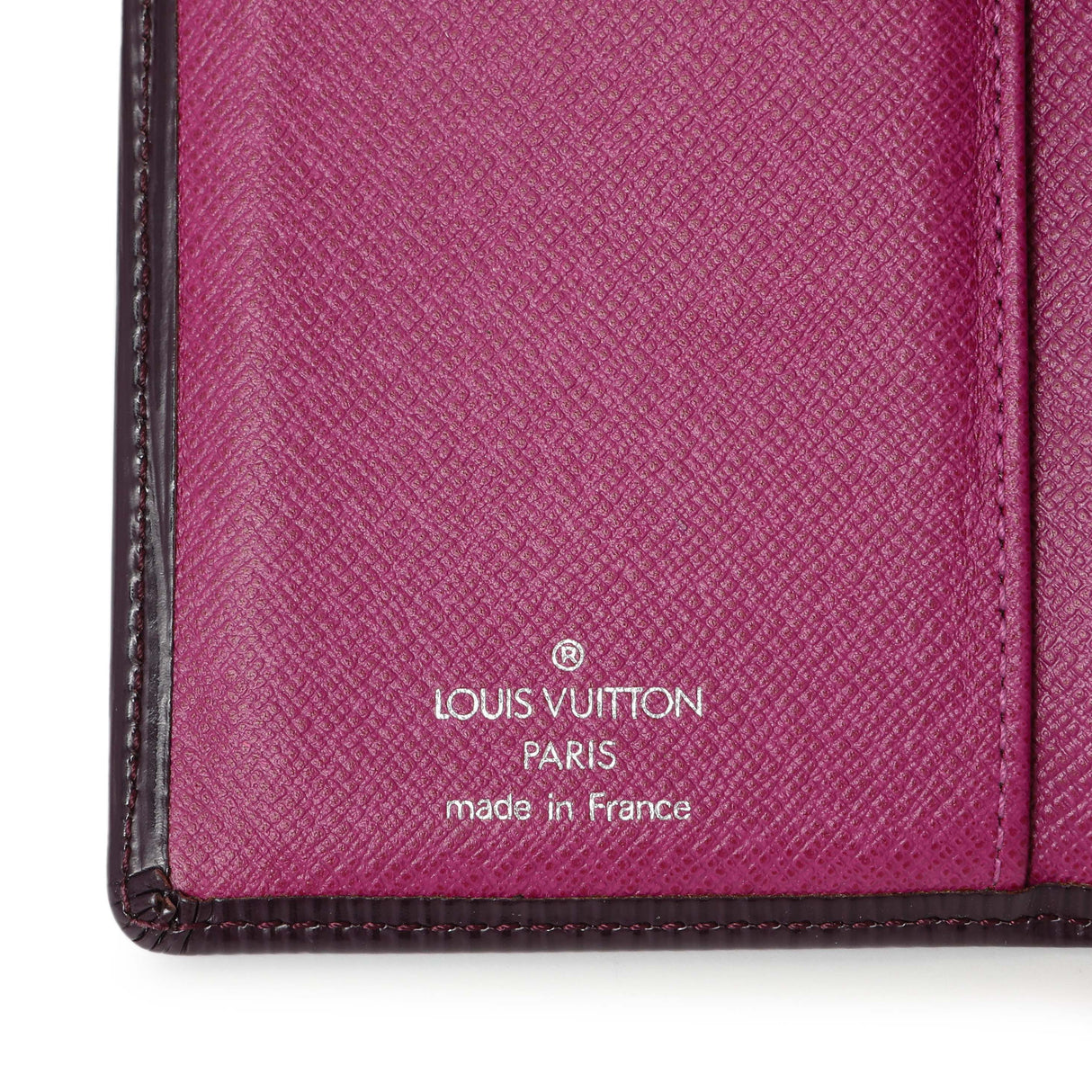 Louis Vuitton Cassis Epi French Purse Wallet Accessories Louis Vuitton