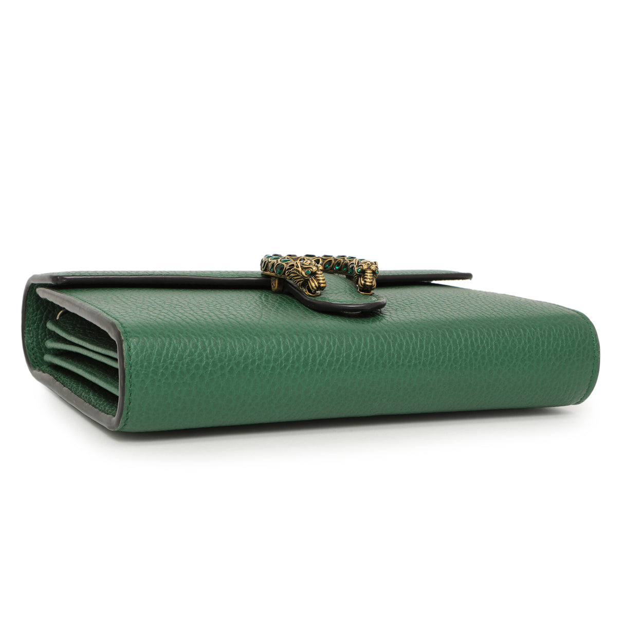 Gucci Emerald Calfskin Mini Dionysus Chain Wallet Handbags Gucci