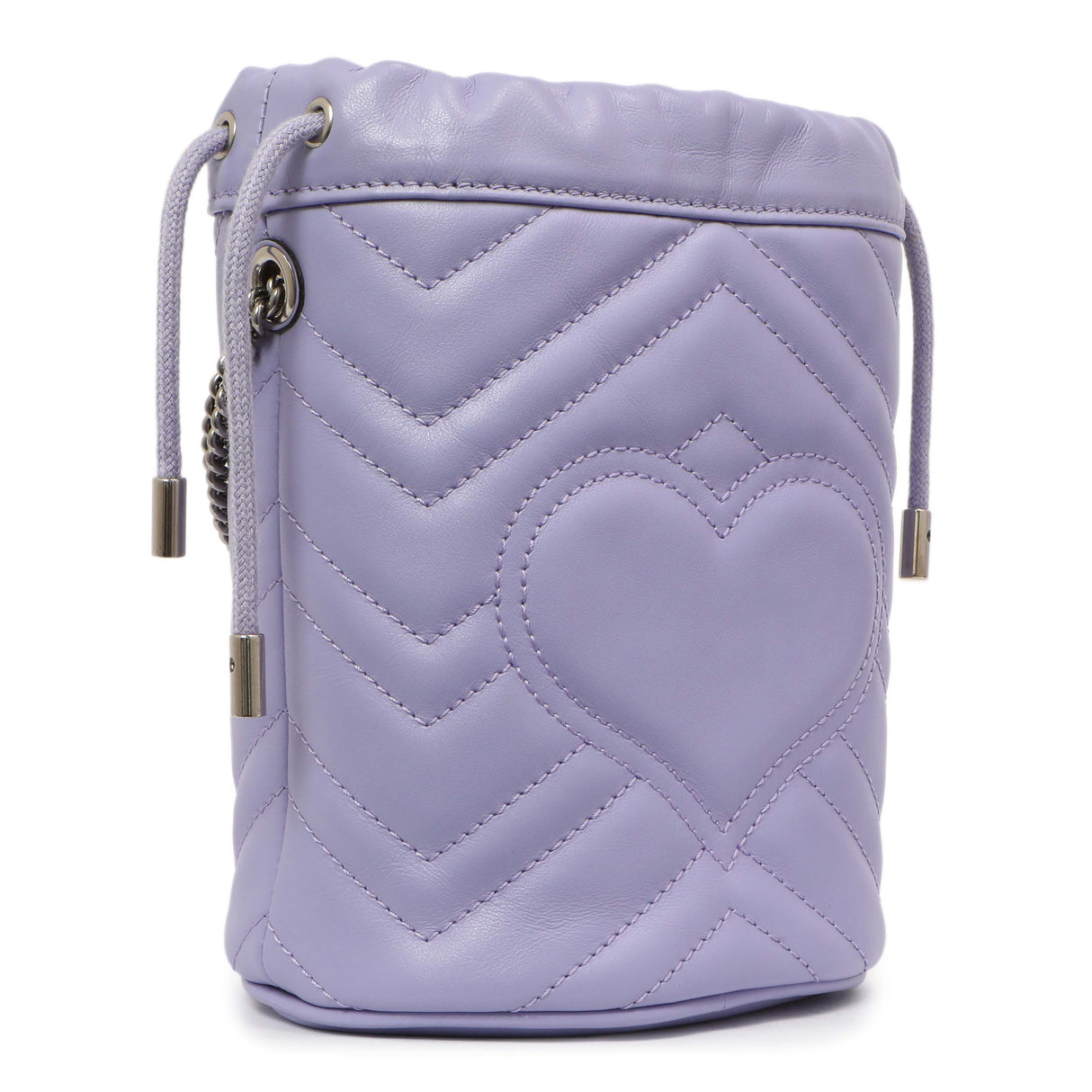 Gucci Lapis Calfskin Matelasse Mini GG Marmont Bucket Handbags Gucci