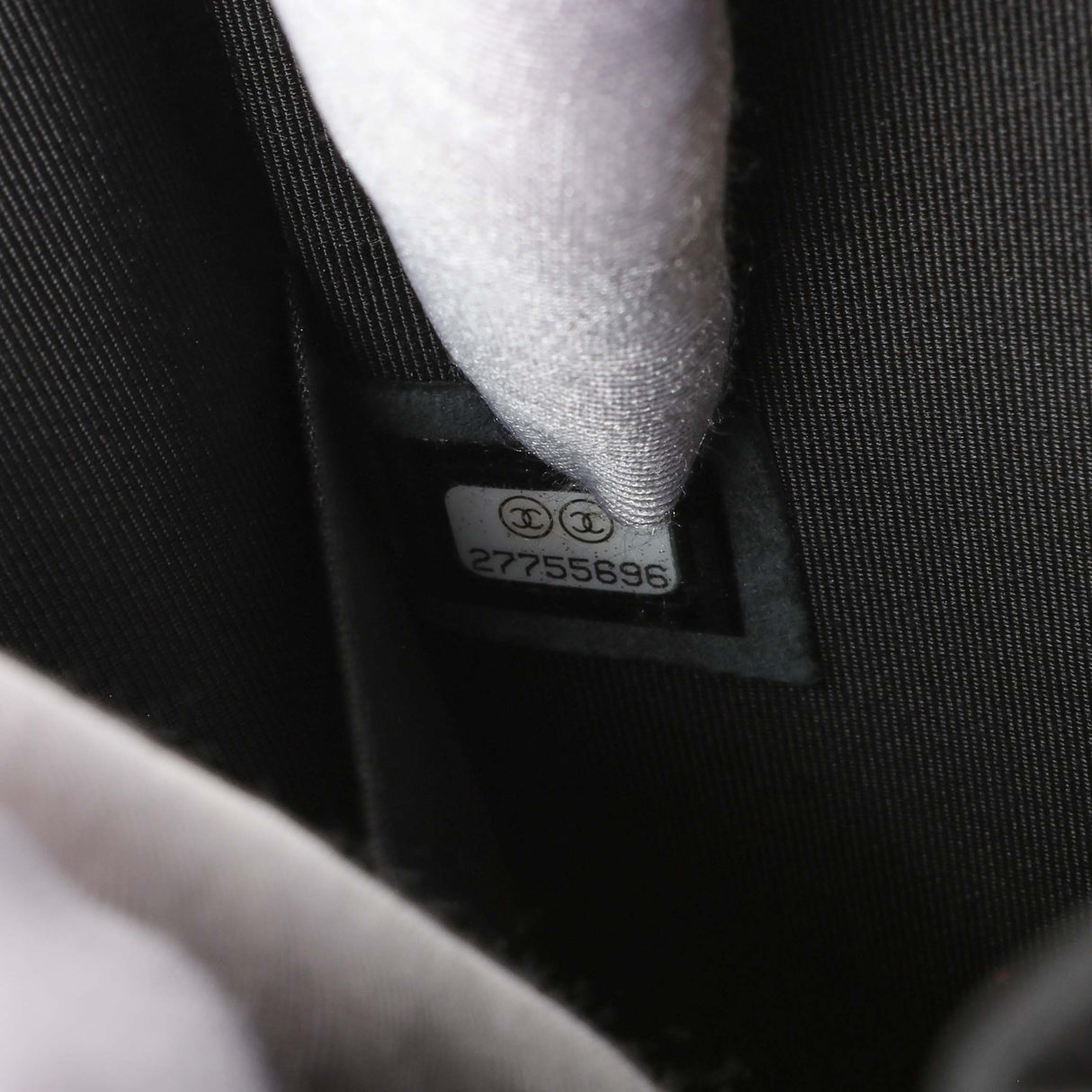 Chanel Black Quilted Caviar North South Boy Flap Handbags Chanel