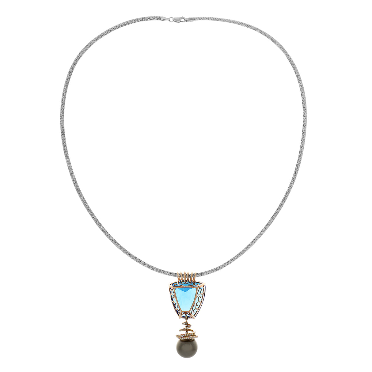 18K Rose Gold 12.7mm South Sea Pearl Pendant Fine Jewellery Modaselle