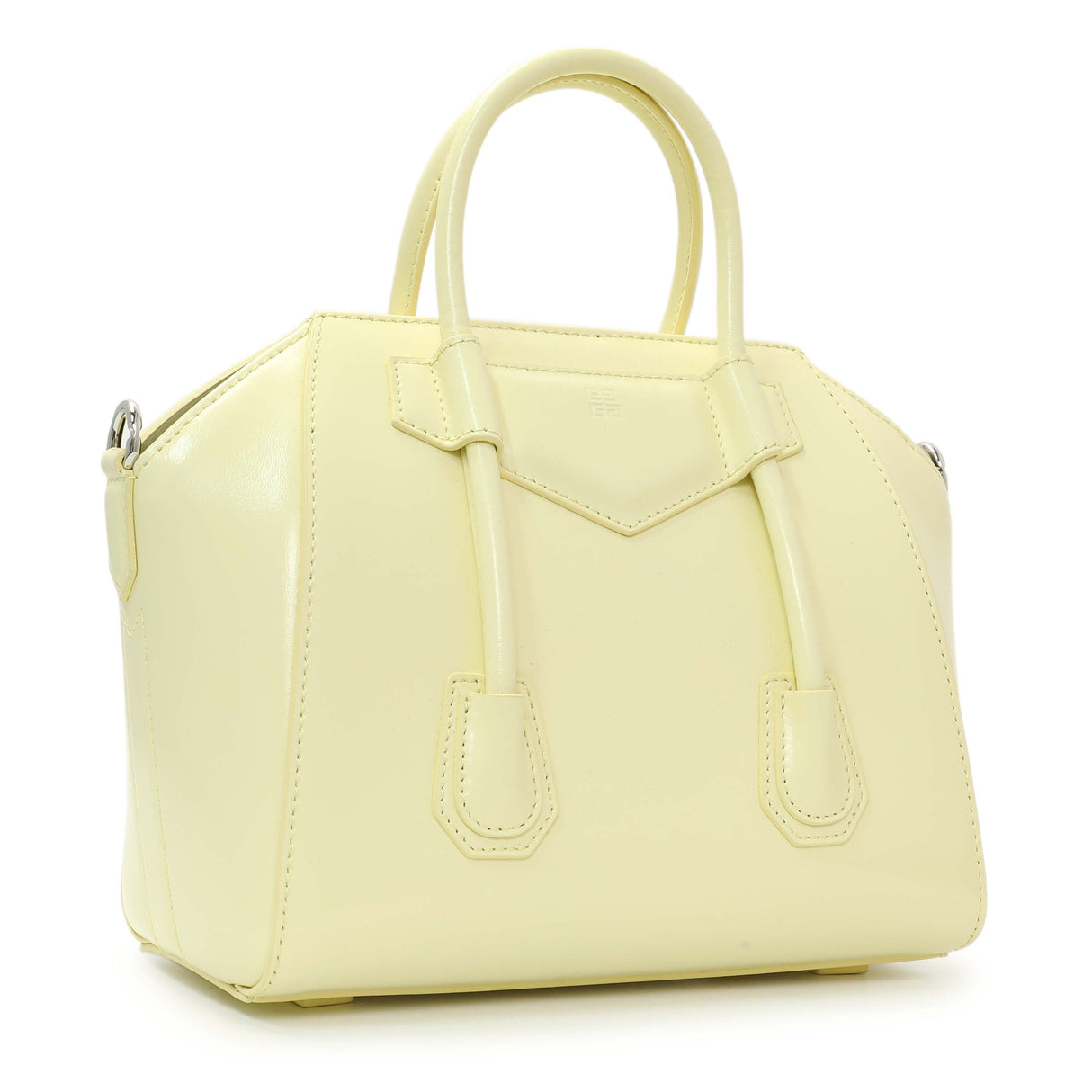 Givenchy Yellow Box Calfskin Mini Lock Antigona Handbags Givenchy