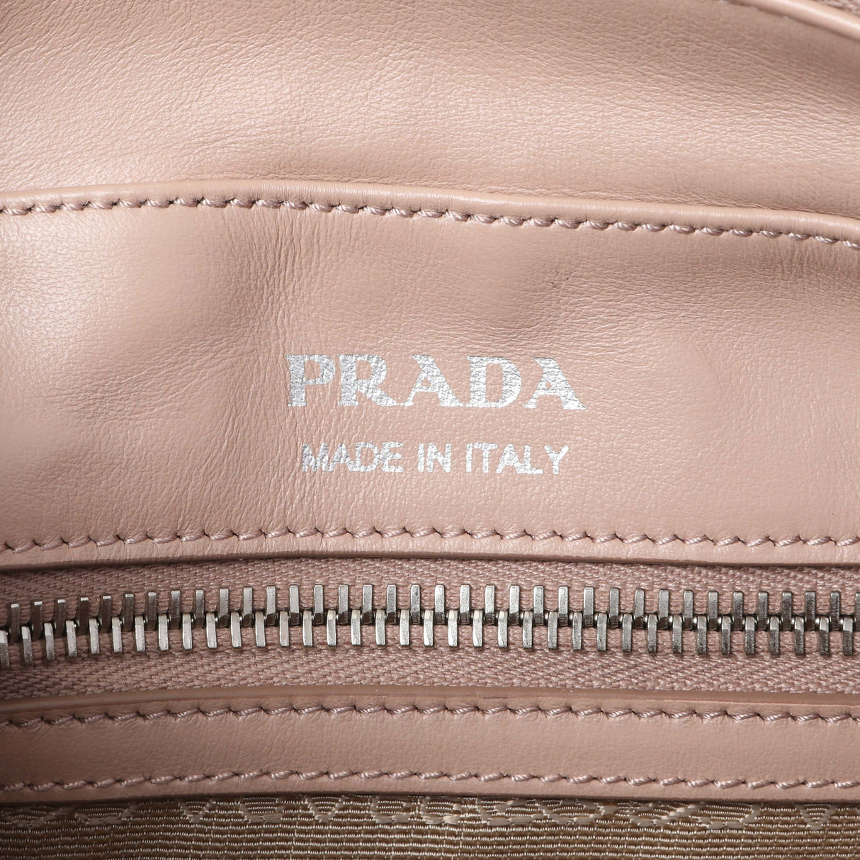 Prada Cipria Soft Calfskin Impunture Diagramme Top Handle Crossbody Bag Handbags Prada