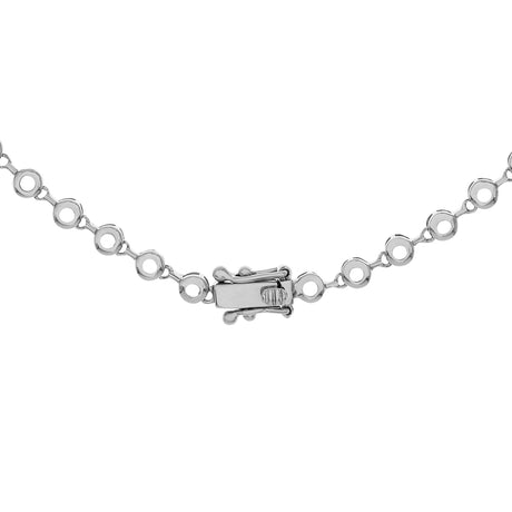 18K White Gold 2.10 Carat Riviere Necklace