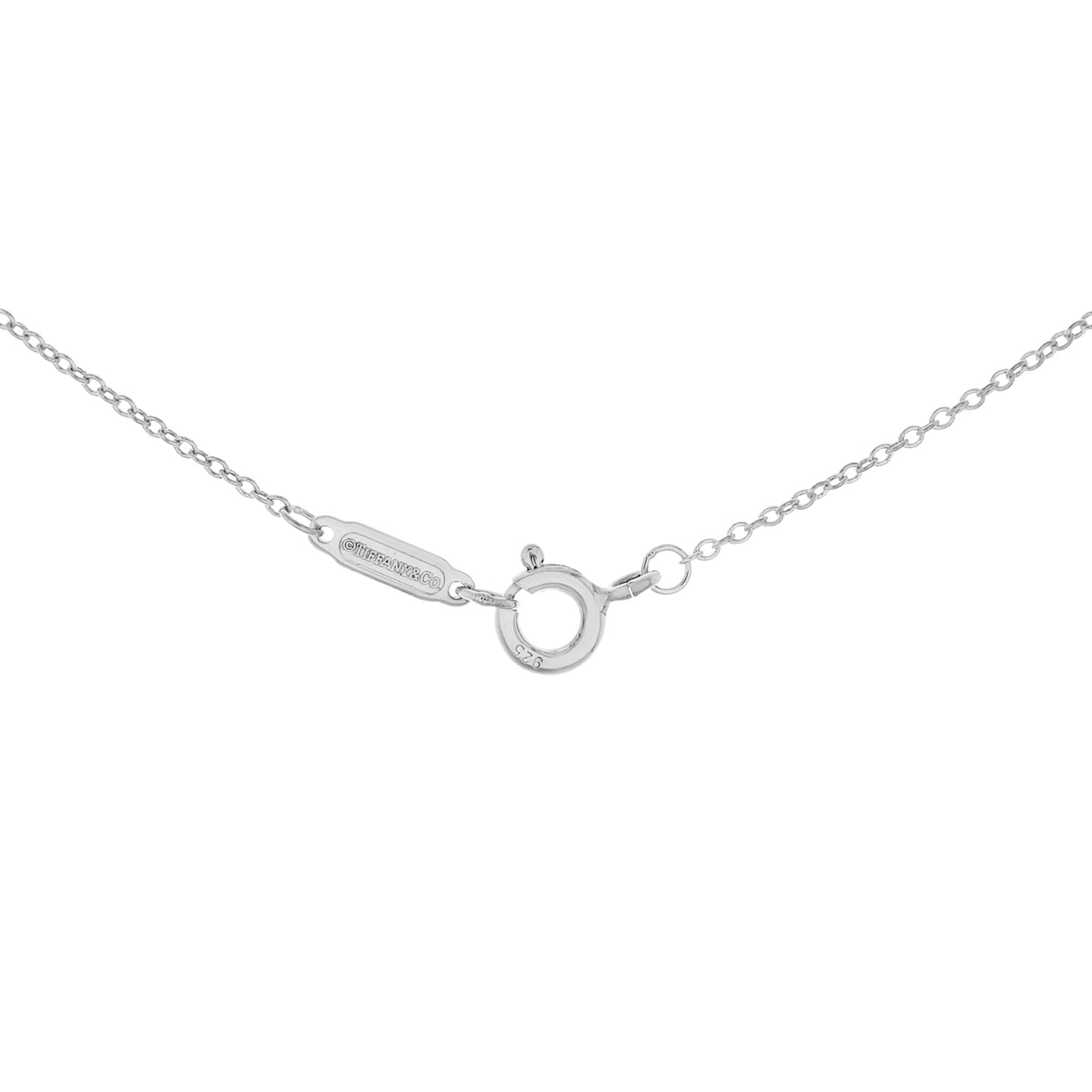Tiffany & Co. Sterling Silver Atlas Bar Pendant Necklace Designer Jewellery Tiffany and Co