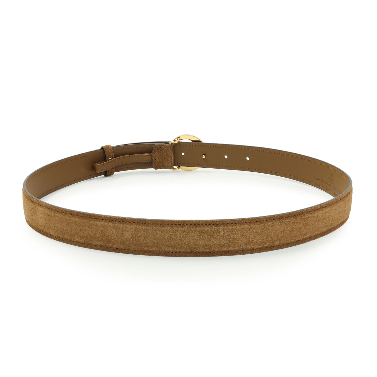 Gucci Brown Suede Blondie 30mm Belt Accessories Gucci