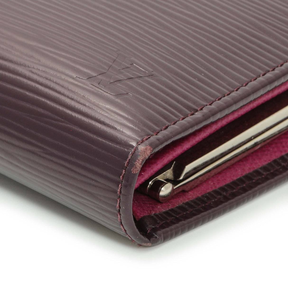 Louis Vuitton Cassis Epi French Purse Wallet Accessories Louis Vuitton