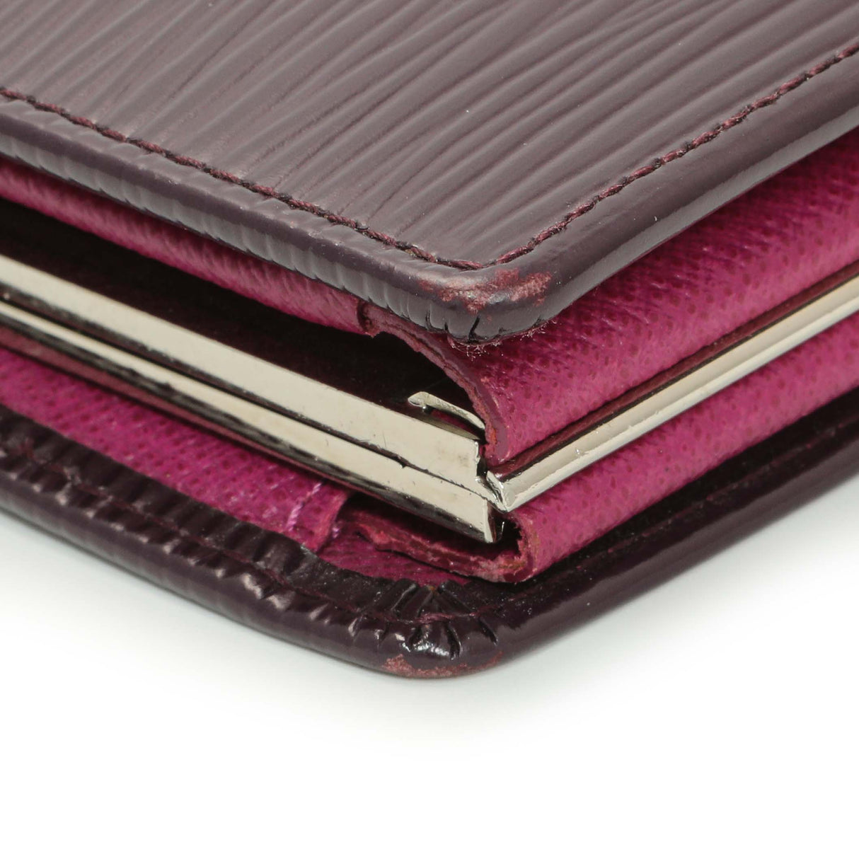 Louis Vuitton Cassis Epi French Purse Wallet Accessories Louis Vuitton