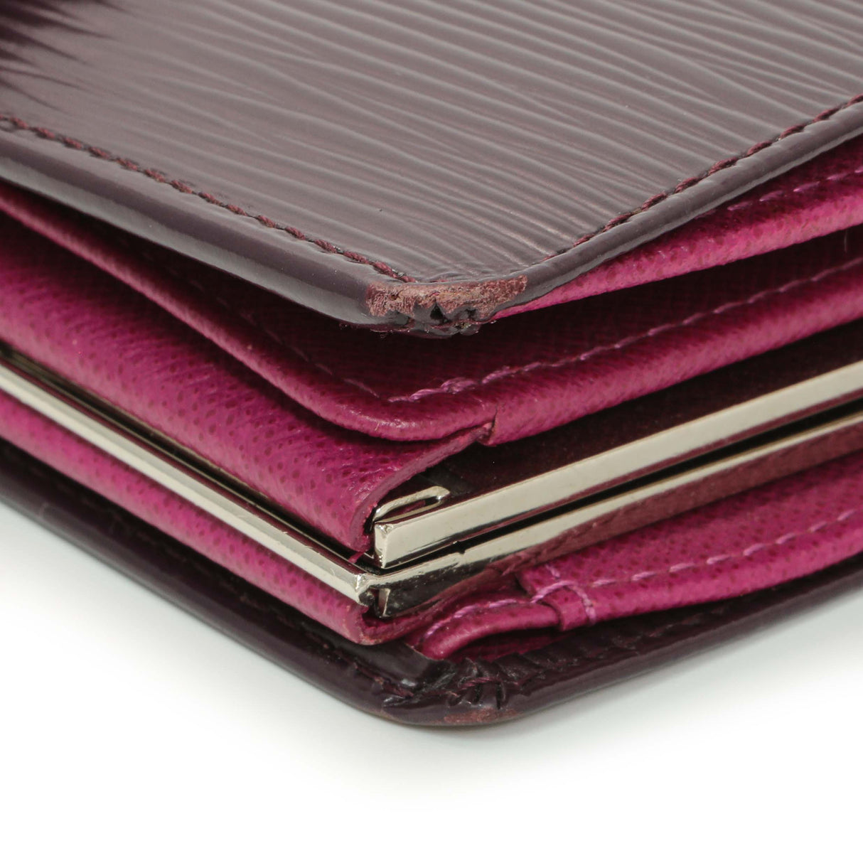 Louis Vuitton Cassis Epi French Purse Wallet Accessories Louis Vuitton