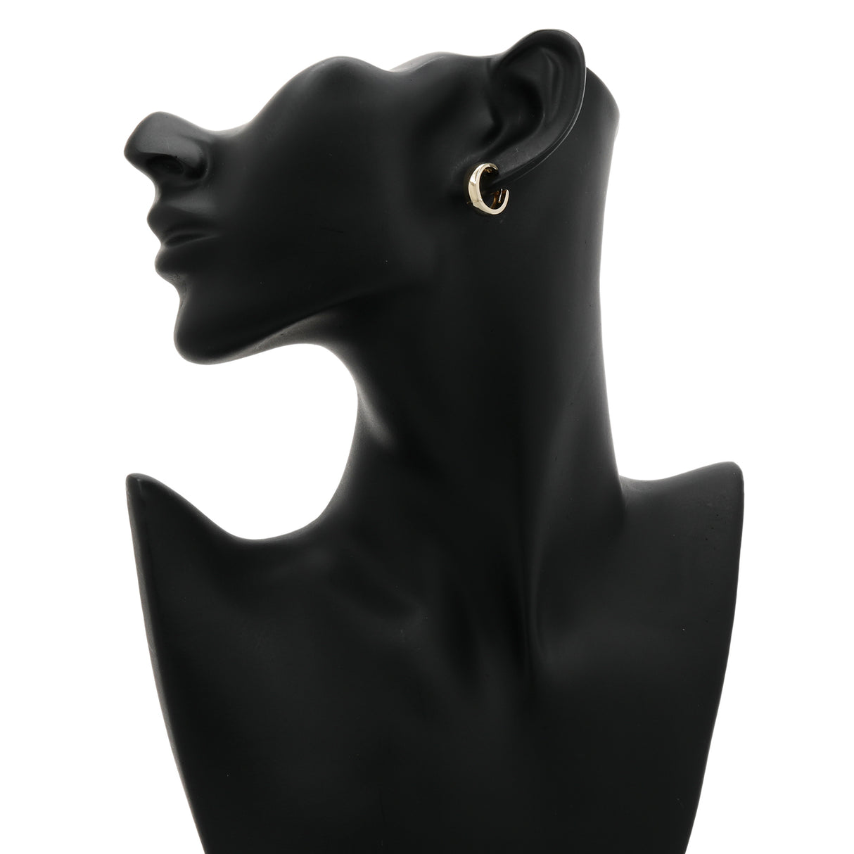 14K Yellow Gold Hoop Earrings Fine Jewellery Modaselle