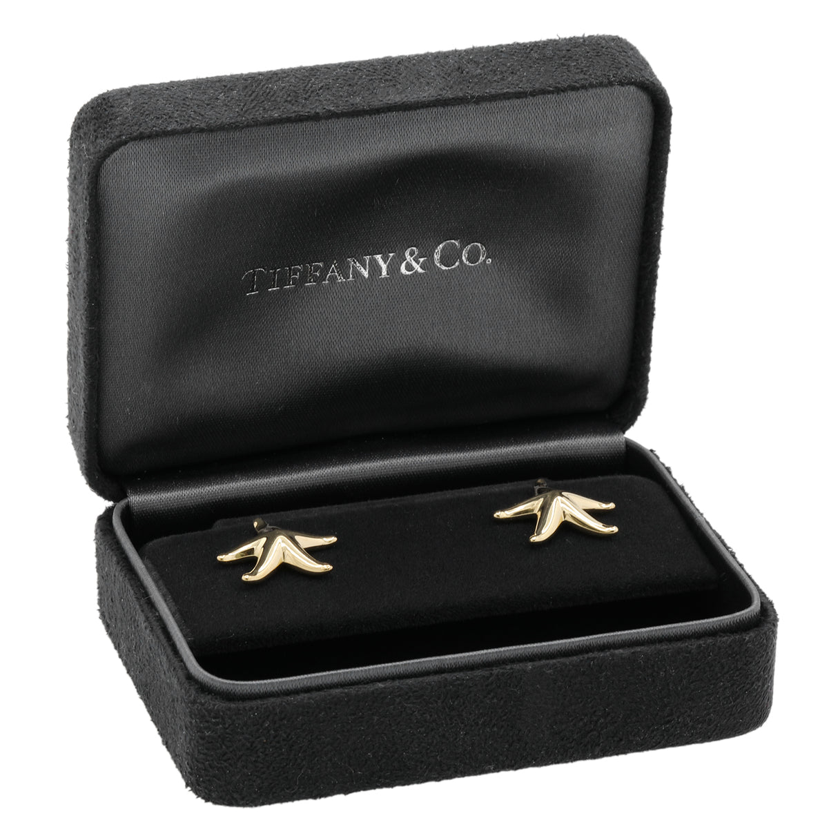 Tiffany & Co. 18K Yellow Gold Starfish Earrings Designer Jewellery Tiffany and Co
