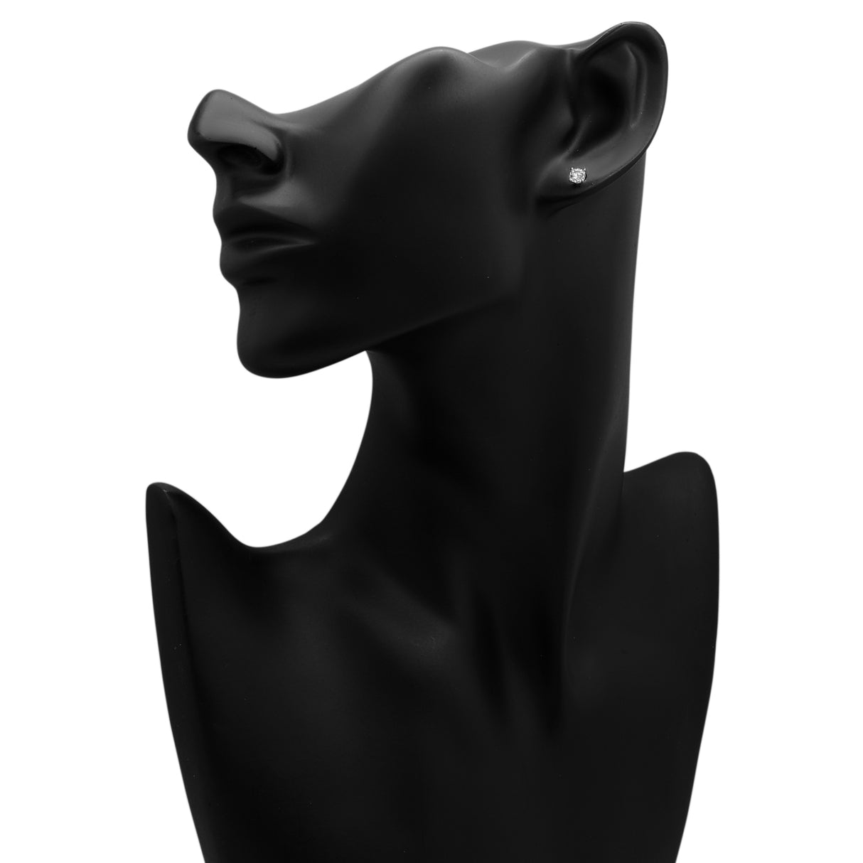 14K White Gold 0.58 Carat Diamond Stud Earrings Fine Jewellery Modaselle