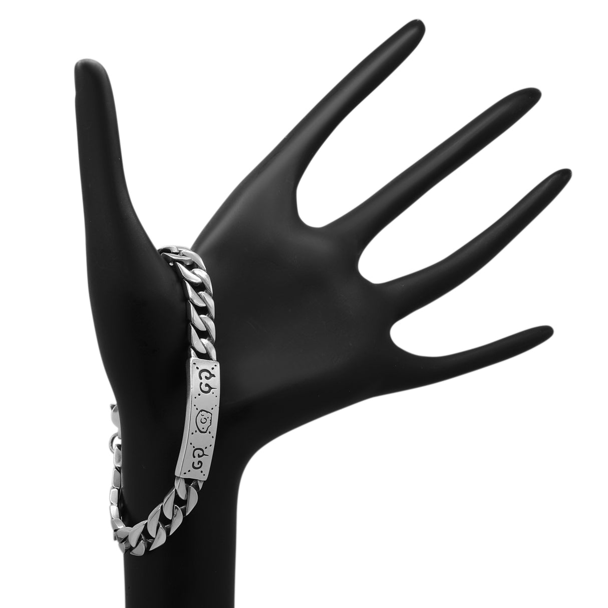 Gucci Sterling Silver Guccighost Chain Bracelet Designer Jewellery Gucci