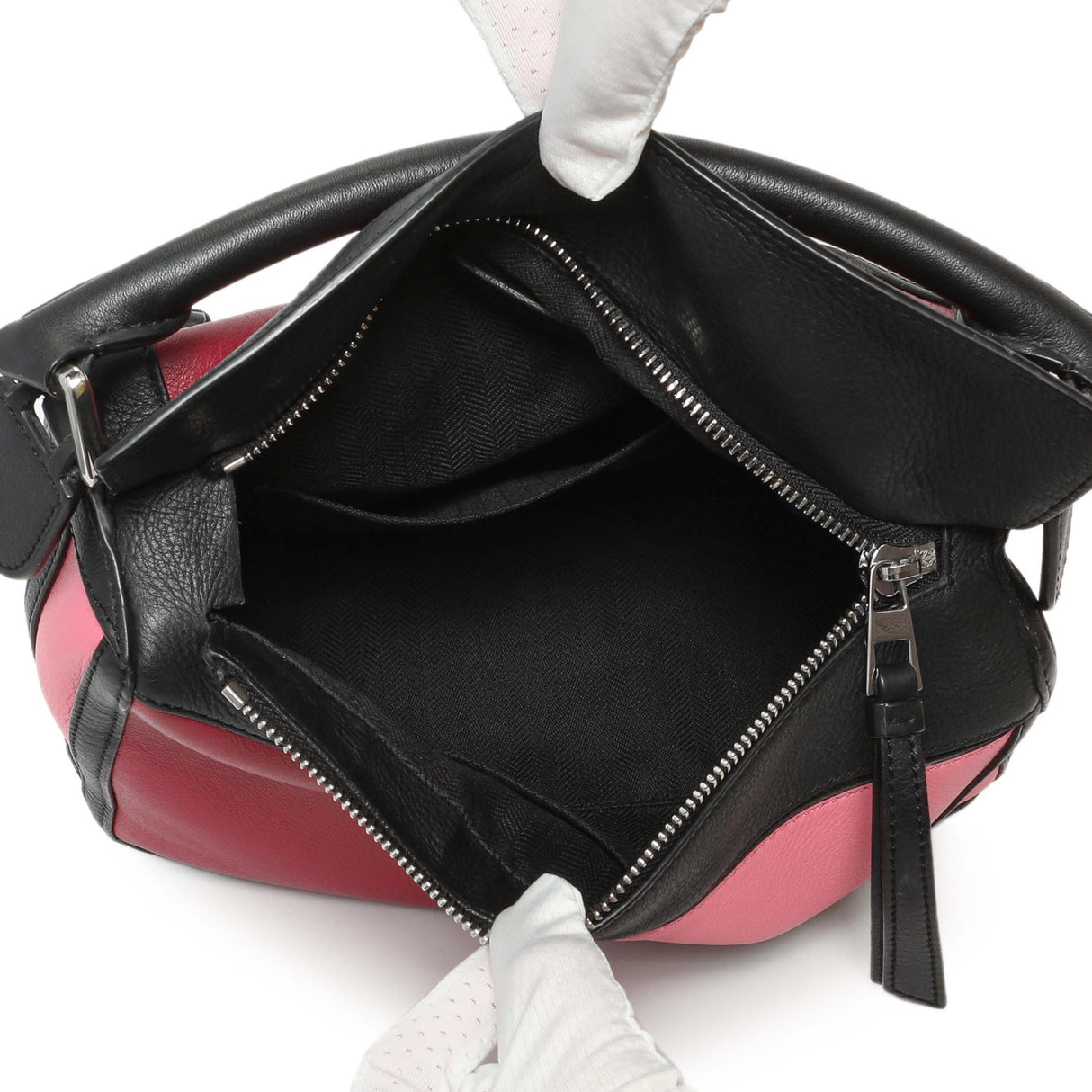 Loewe Raspberry Wild Rose Calfskin Small Graphic Puzzle Bag Handbags Loewe