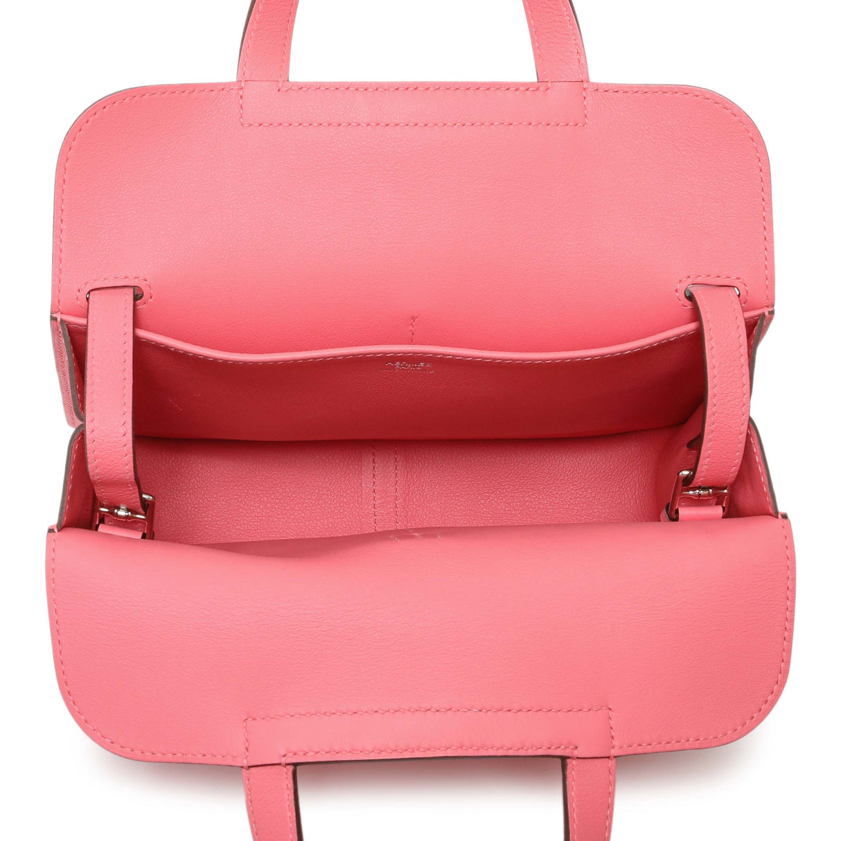 Hermes Rose Azalee Evercolor Halzan 25 Handbags Hermes