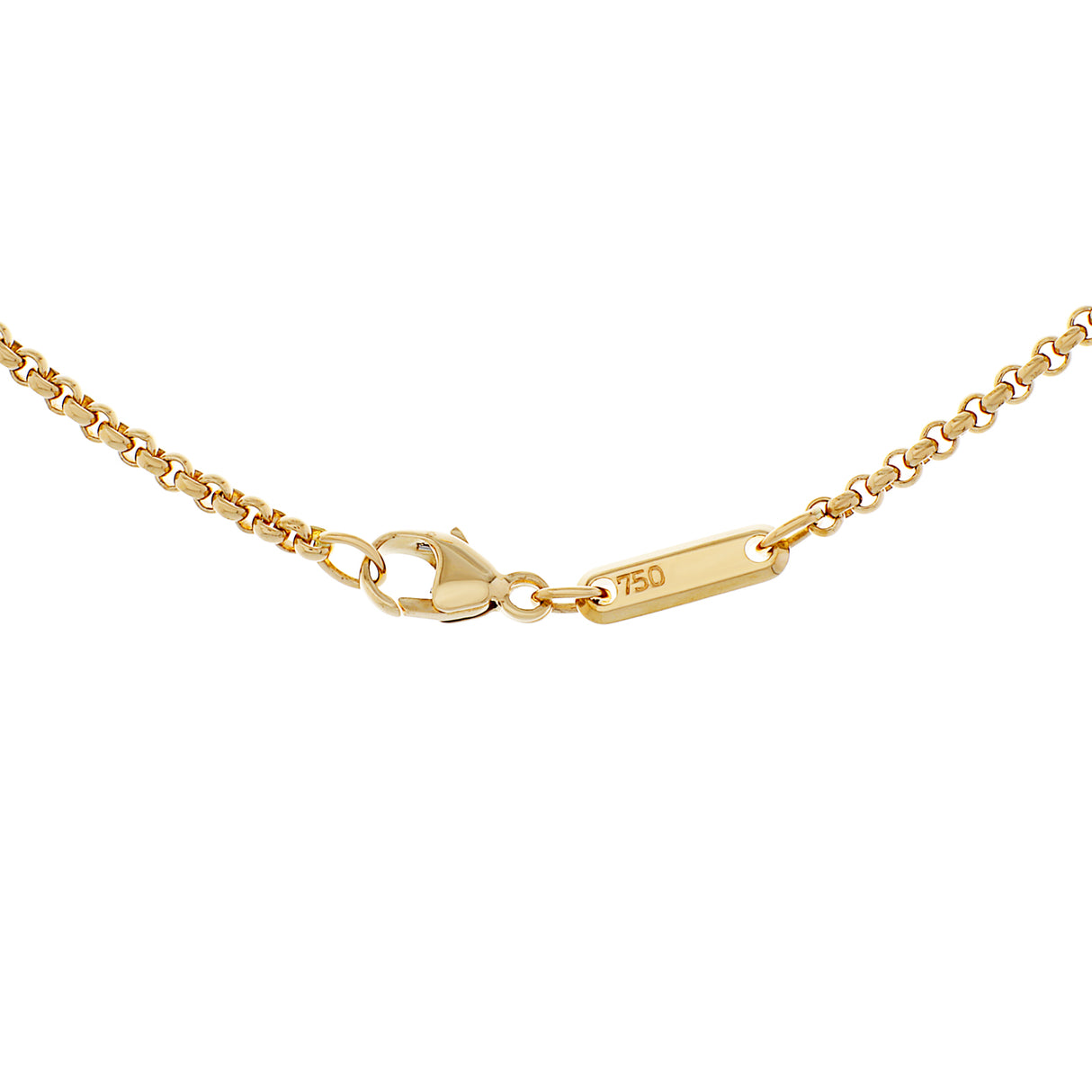 Chopard 18K Yellow Gold Happy Diamonds Necklace Designer Jewellery Chopard