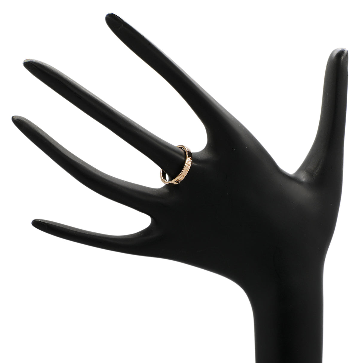 Tiffany & Co. 18K Rose Gold Band Ring Designer Jewellery Tiffany and Co