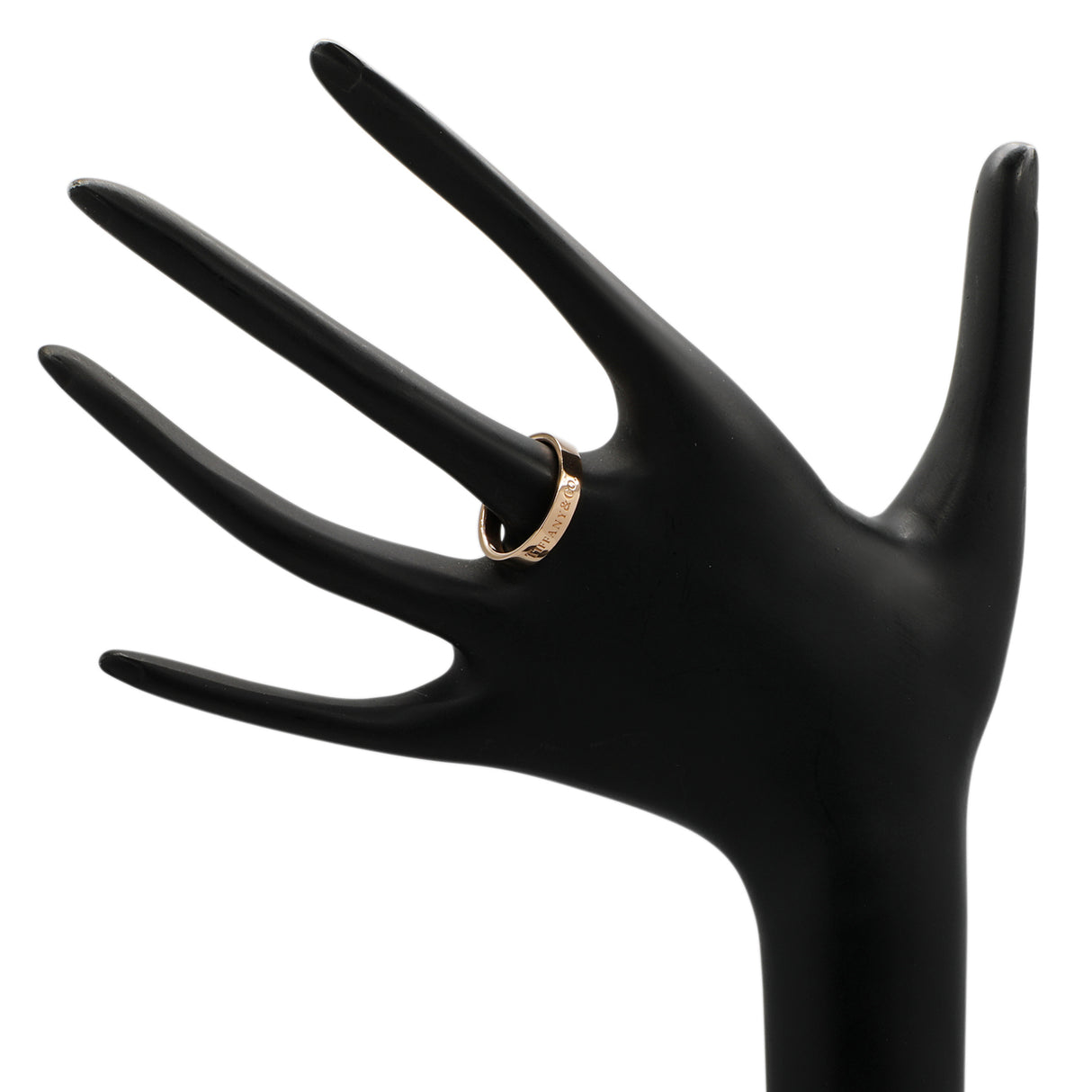 Tiffany & Co. 18K Rose Gold Band Ring Designer Jewellery Tiffany and Co