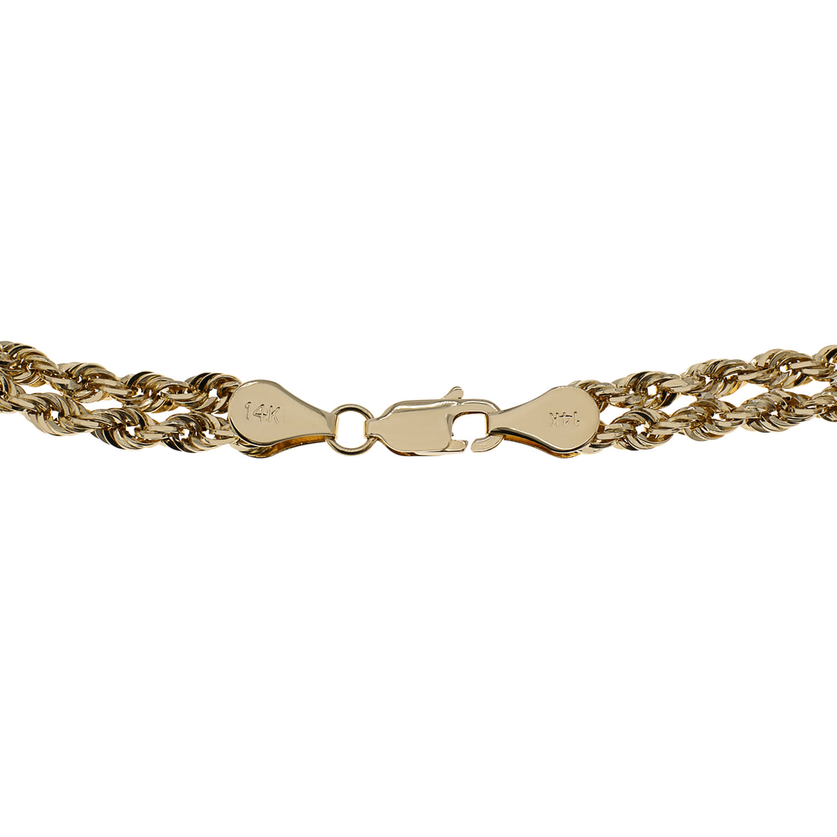 14K Yellow Gold Double Rope Bracelet Fine Jewellery Modaselle