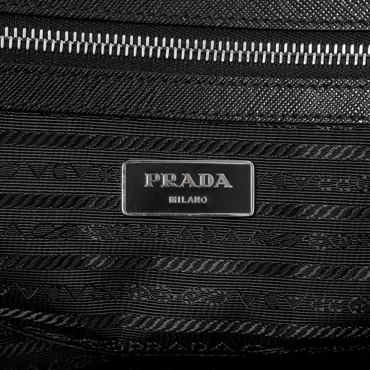 Prada Black Saffiano Travel Briefcase Handbags Prada