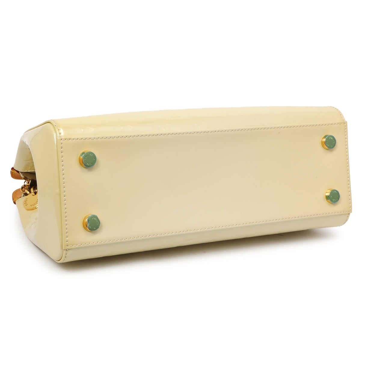 Louis Vuitton Blanc Corail Vernis Brea MM Handbags Louis Vuitton