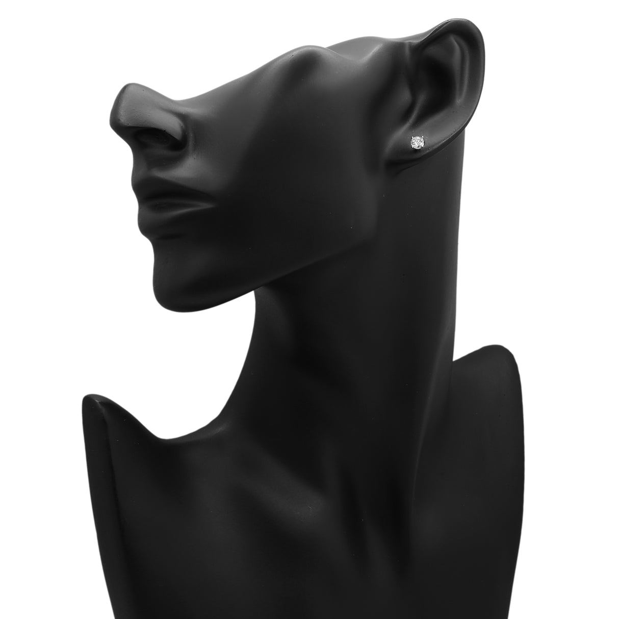 18K White Gold 0.61 Carat Diamond Stud Earrings Fine Jewellery Modaselle