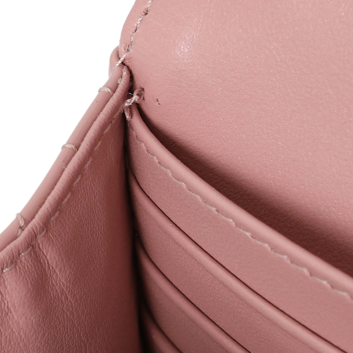 Christian Dior Dusty Pink Patent Cannage My Dior Daily Chain Pouch Handbags Christian Dior